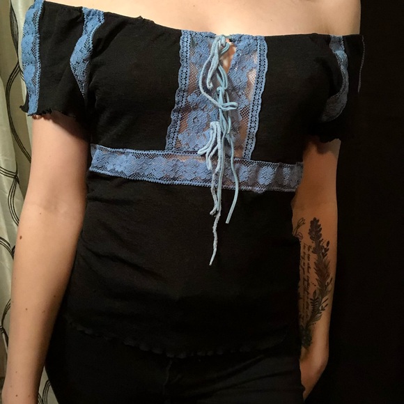 Eyeshadow Tops - ⚡️2 FOR 20⚡️Y2K Lace milkmaid top